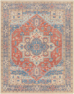 Kars 120 X 96 inch Grey Rug, Rectangle