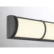 Harper LED 36 inch Matte Black Bathroom Vanity Light Wall Light