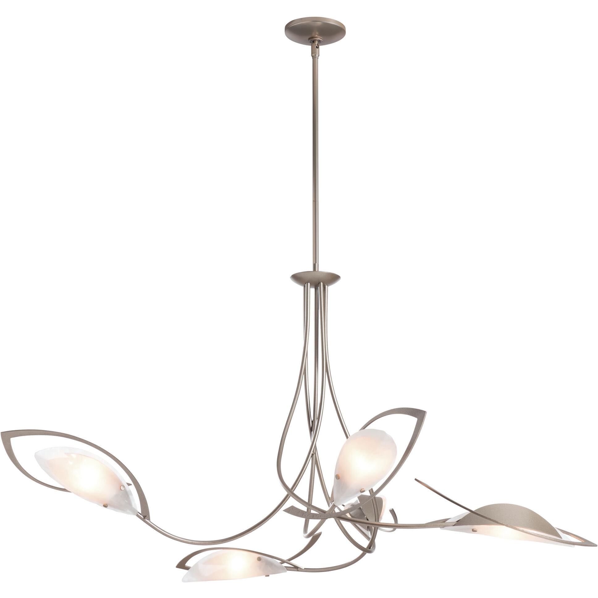 Aerial 5 Light 47.5 inch Soft Gold Pendant Ceiling Light