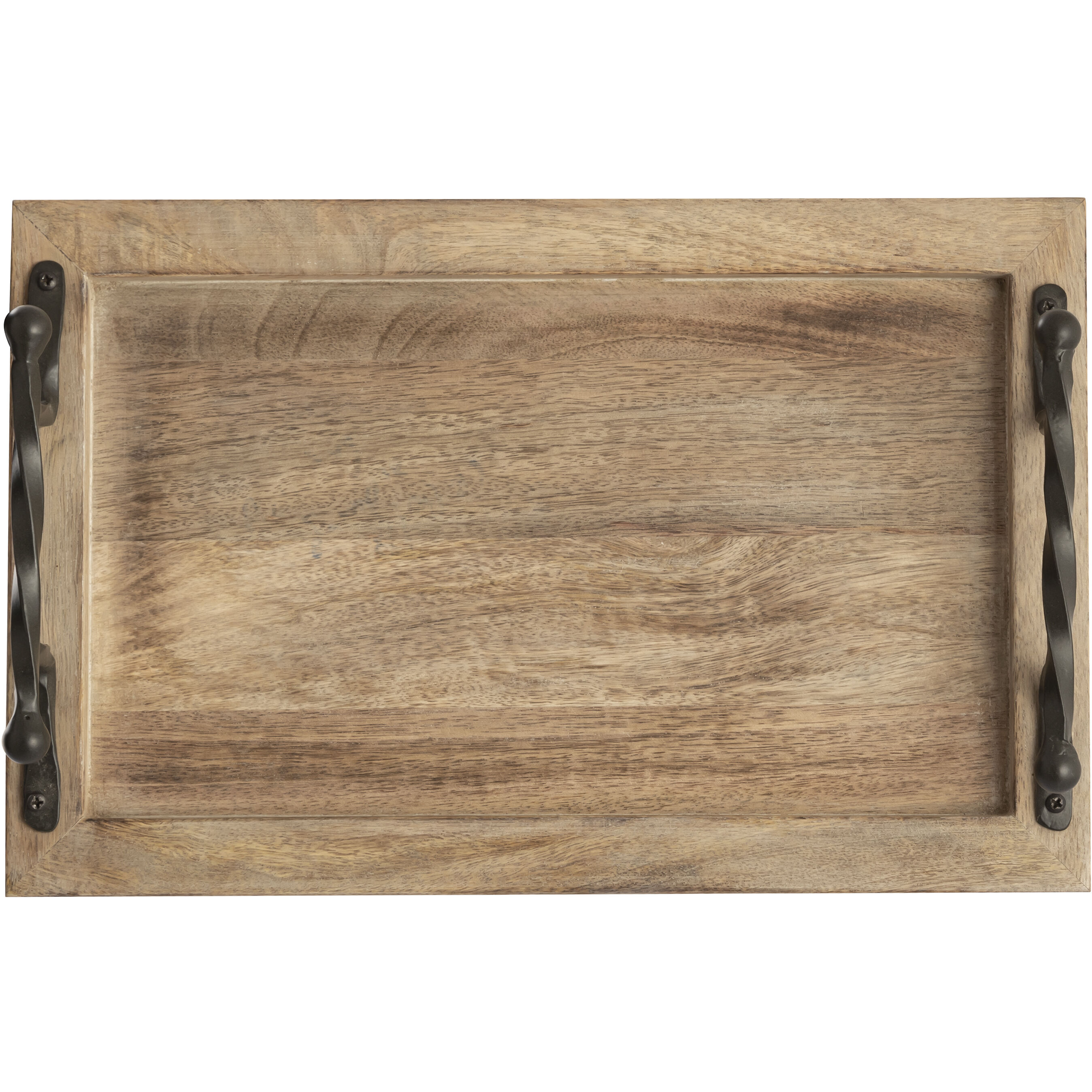 Ellwood Natural with Black Tray, Set of 2