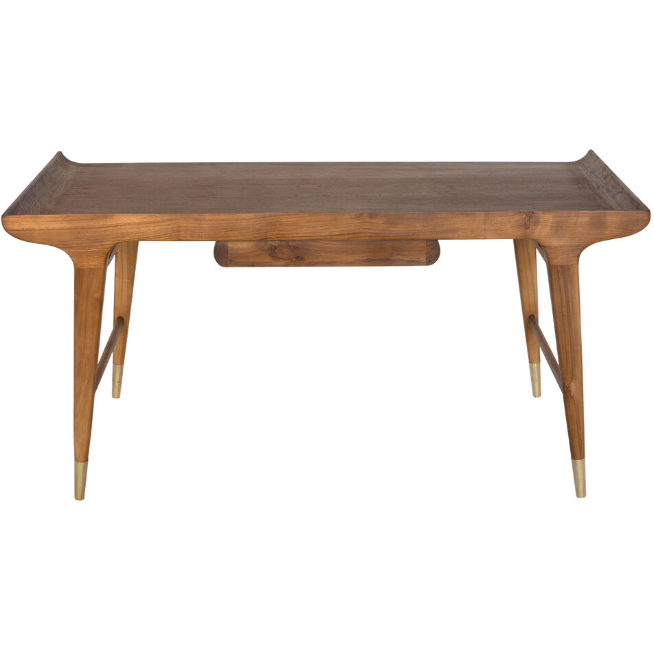 Mandrake 62 X 26 inch Clear Coat Flat Desk