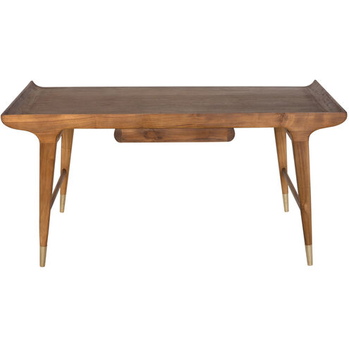 Mandrake 62 X 26 inch Clear Coat Flat Desk