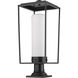 Sheridan 1 Light 24.5 inch Black Outdoor Pier Mounted Fixture