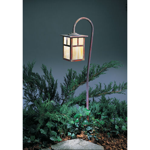 Mission 12V 18 watt Raw Copper Landscape Light in Gold White Iridescent, T-Bar Overlay