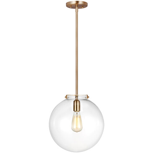 TOB by Thomas O'Brien Kate LED 12 inch Satin Brass Pendant Ceiling Light
