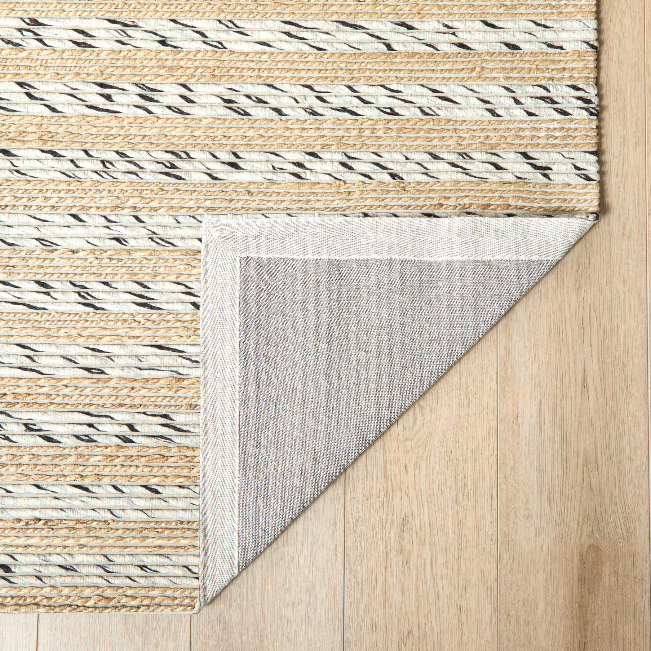 Jaya 130 X 94 inch Neutral Rug in 8 x 11