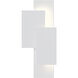 Offset Panels 1 Light 11.00 inch Outdoor Wall Light