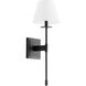 Kubel 1 Light 8 inch Noir Wall Sconce Wall Light