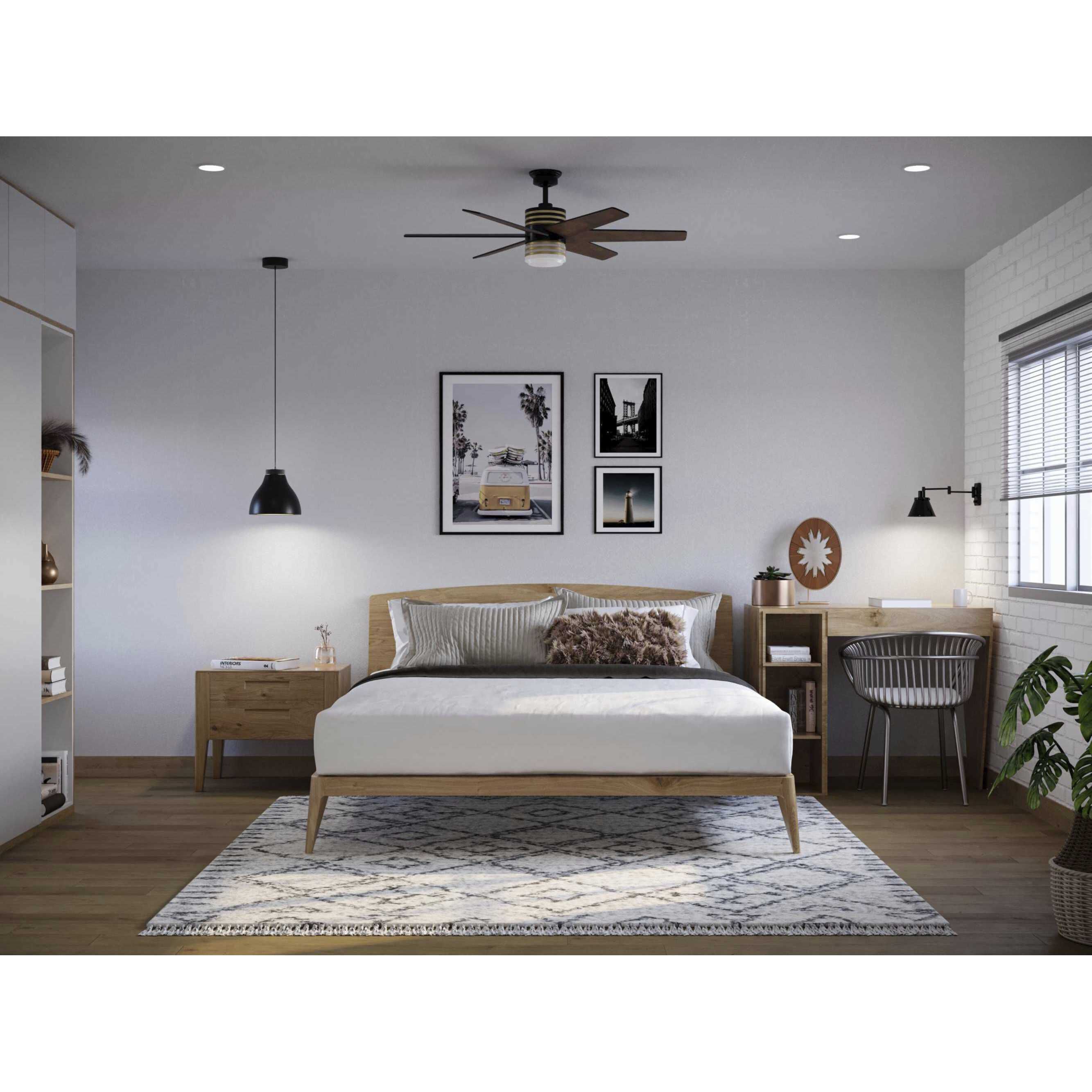 Hinton 12 inch 60.00 watt Matte Black Swing Arm Wall Light