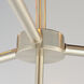 Corona 3 Light 17 inch Satin Nickel Single-Tier Chandelier Ceiling Light in Clear