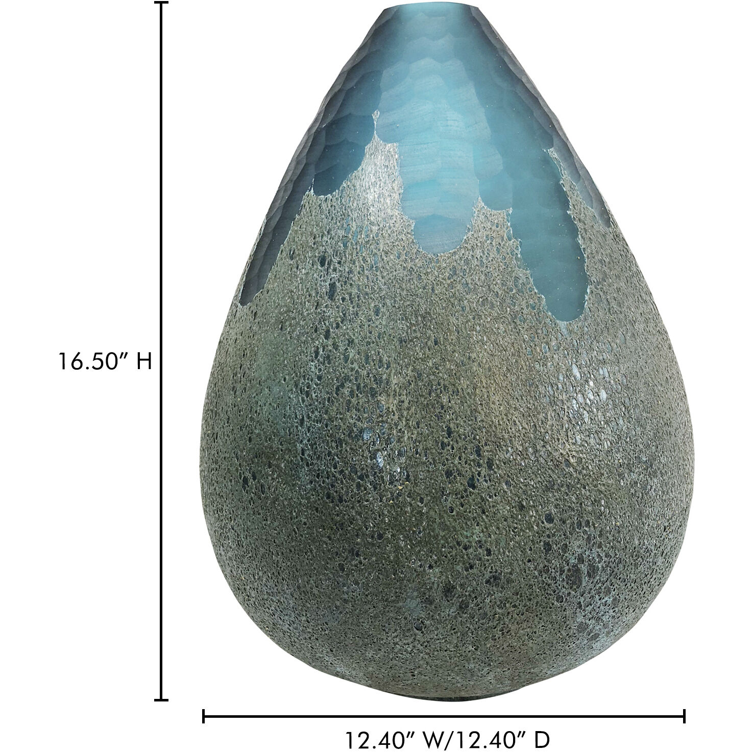 Droplette 17 X 13 inch Vase