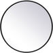 Eternity 21 X 21 inch Black Wall Mirror