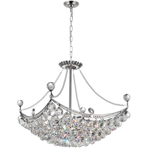 Jasmine 8 Light 20 inch Chrome Down Chandelier Ceiling Light