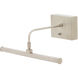 Slim-line 3.2 watt 13 inch Satin Nickel Picture Light Wall Light, Battery Operated