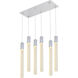 Weston 6 Light 32 inch Chrome Pendant Ceiling Light