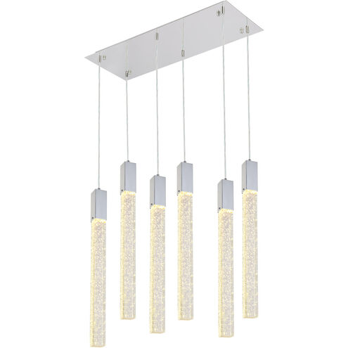 Weston 6 Light 32 inch Chrome Pendant Ceiling Light