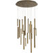 Santana LED 24 inch Brass Chandelier Ceiling Light