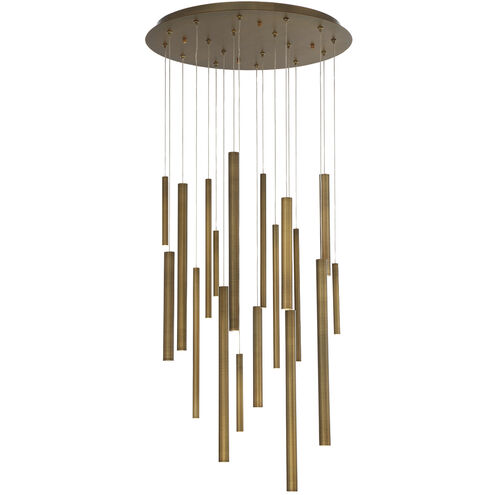 Santana LED 24 inch Brass Chandelier Ceiling Light