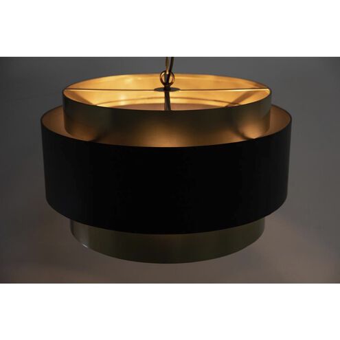 Demetrius 4 Light 24 inch Antique Brass Pendant Ceiling Light