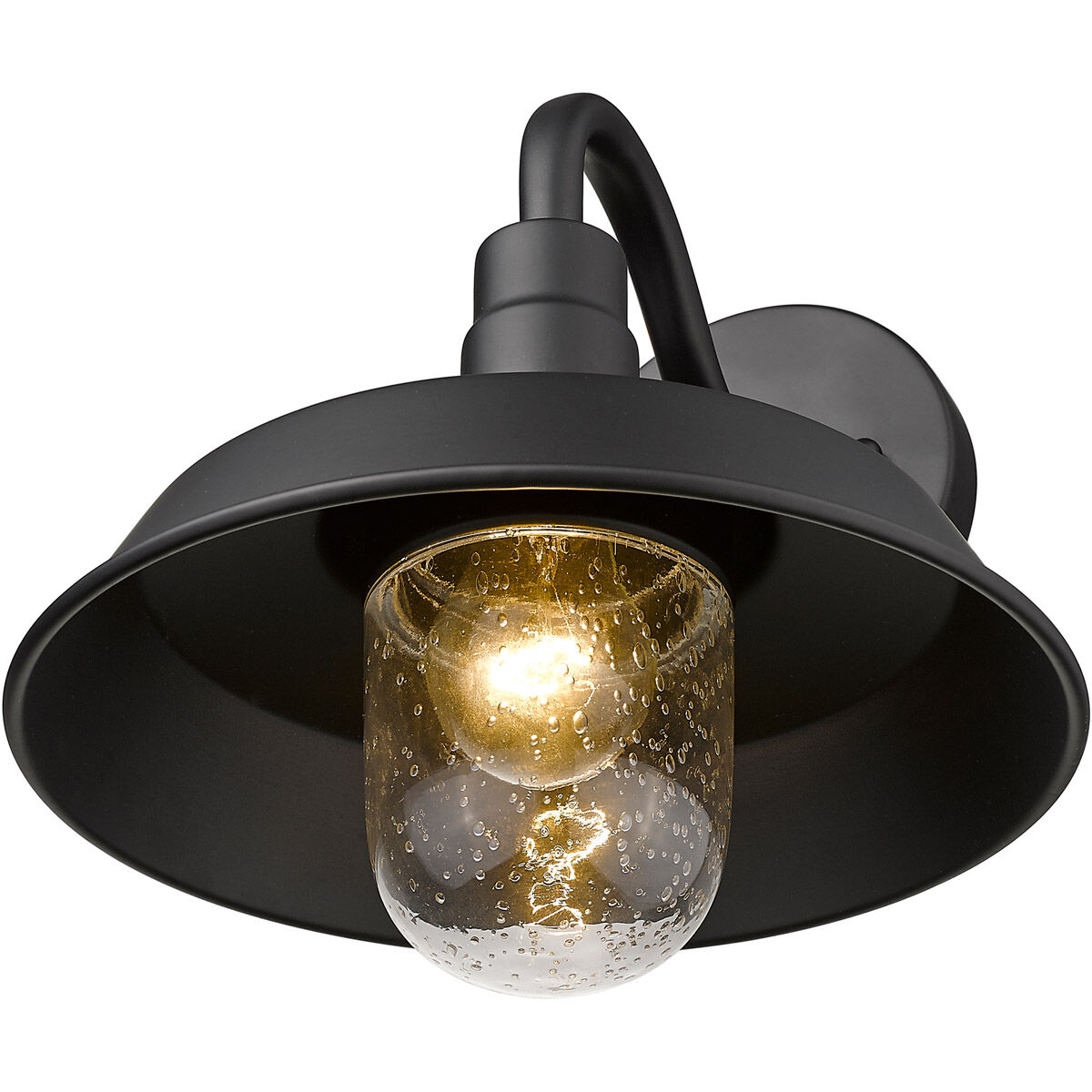 Burry 1 Light 11 inch Matte Black Exterior Wall Mount