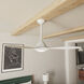 Surea 56 inch Fresh White Outdoor Ceiling Fan