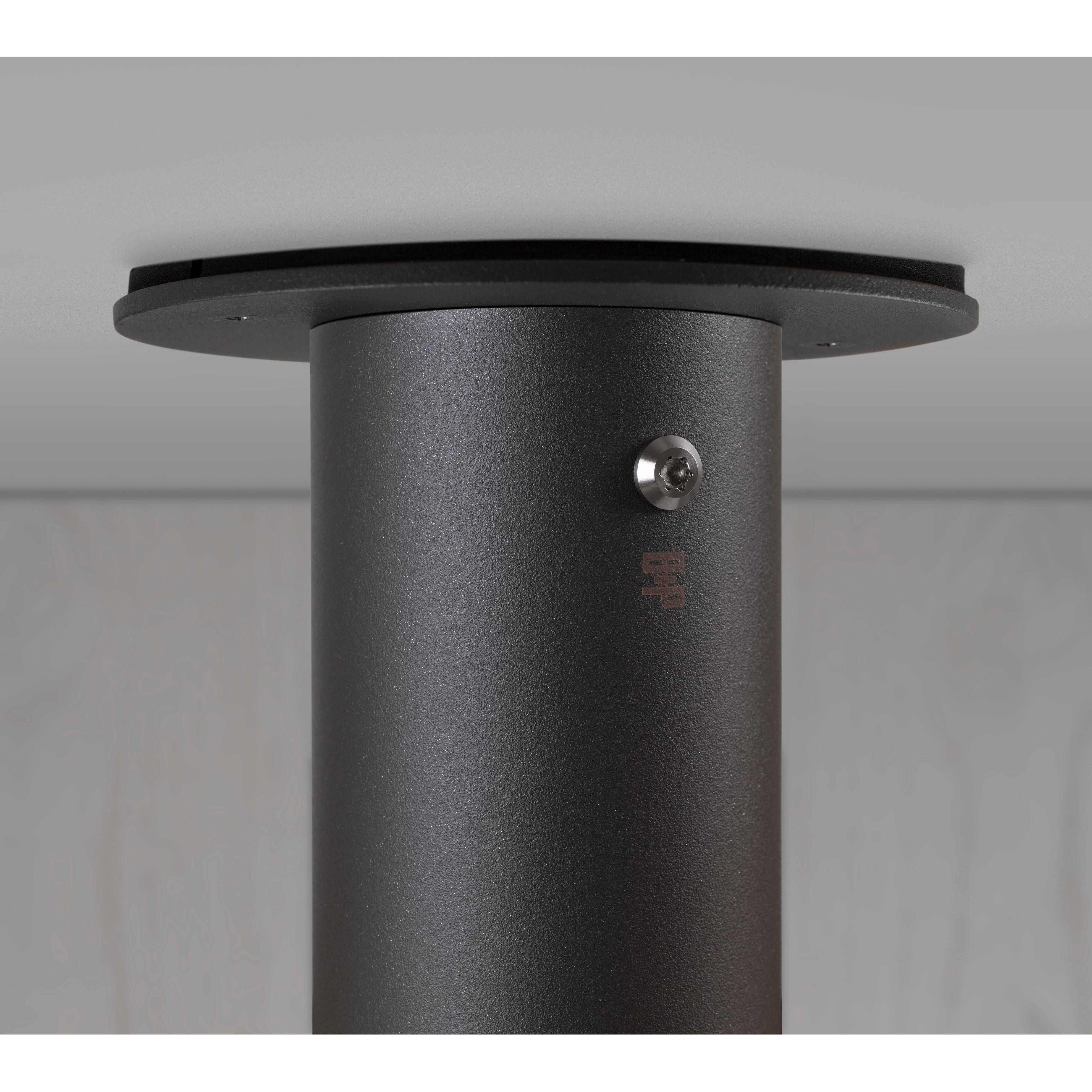 Exhaust Surface 1 Light 110-120 Graphite / Steel Spotlight Ceiling Light