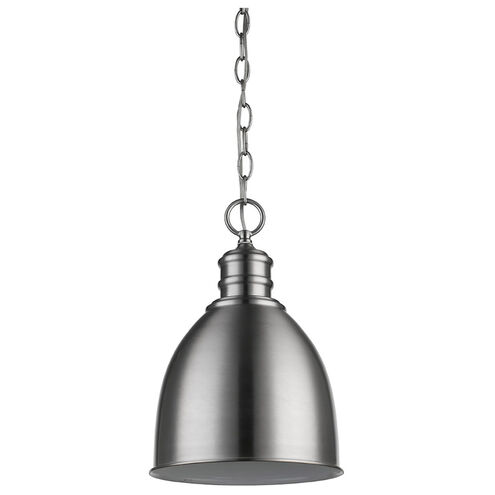 Colby 1 Light 9 inch Satin Nickel Pendant Ceiling Light
