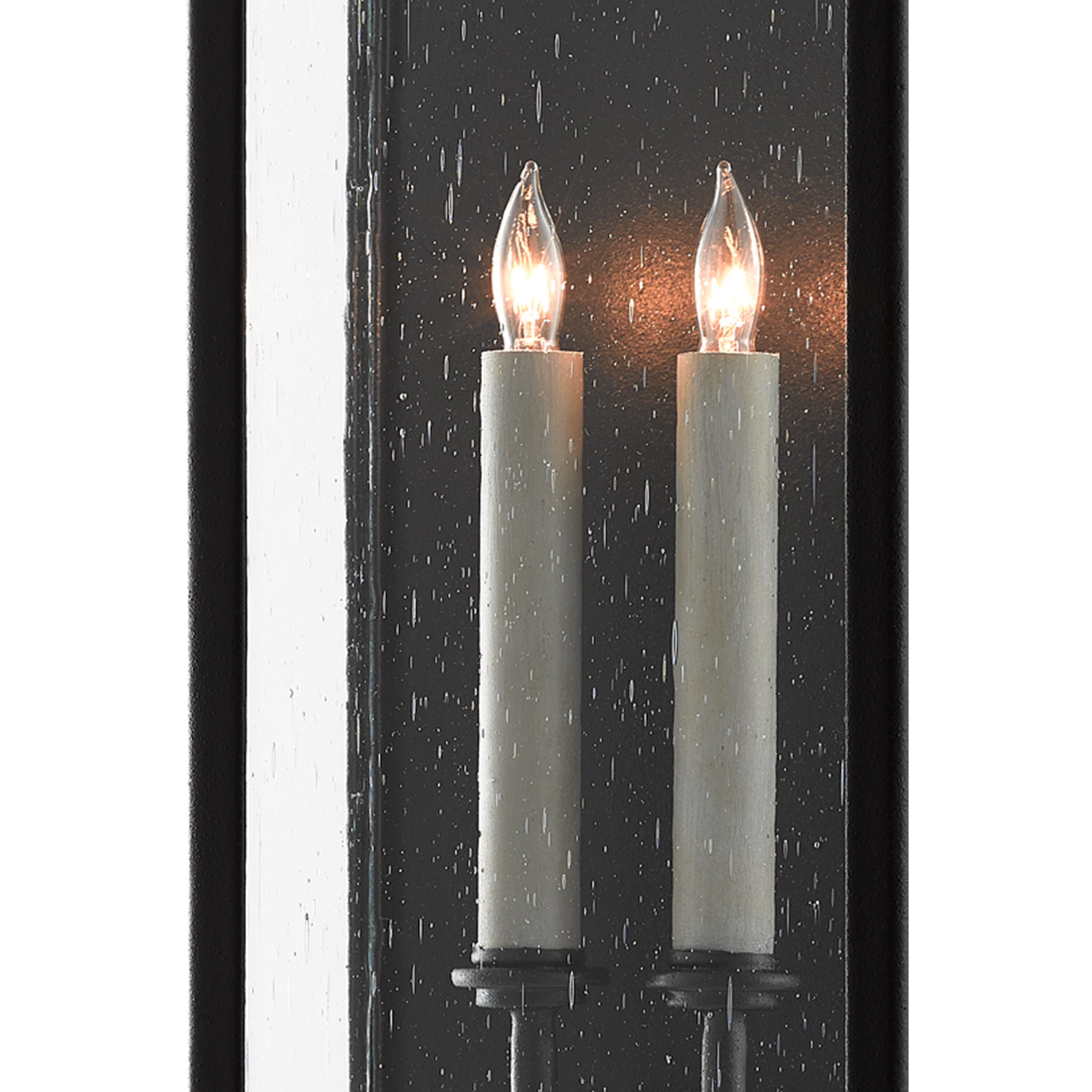 Tanzy 2 Light 23.75 inch Midnight Outdoor Wall Sconce, Medium