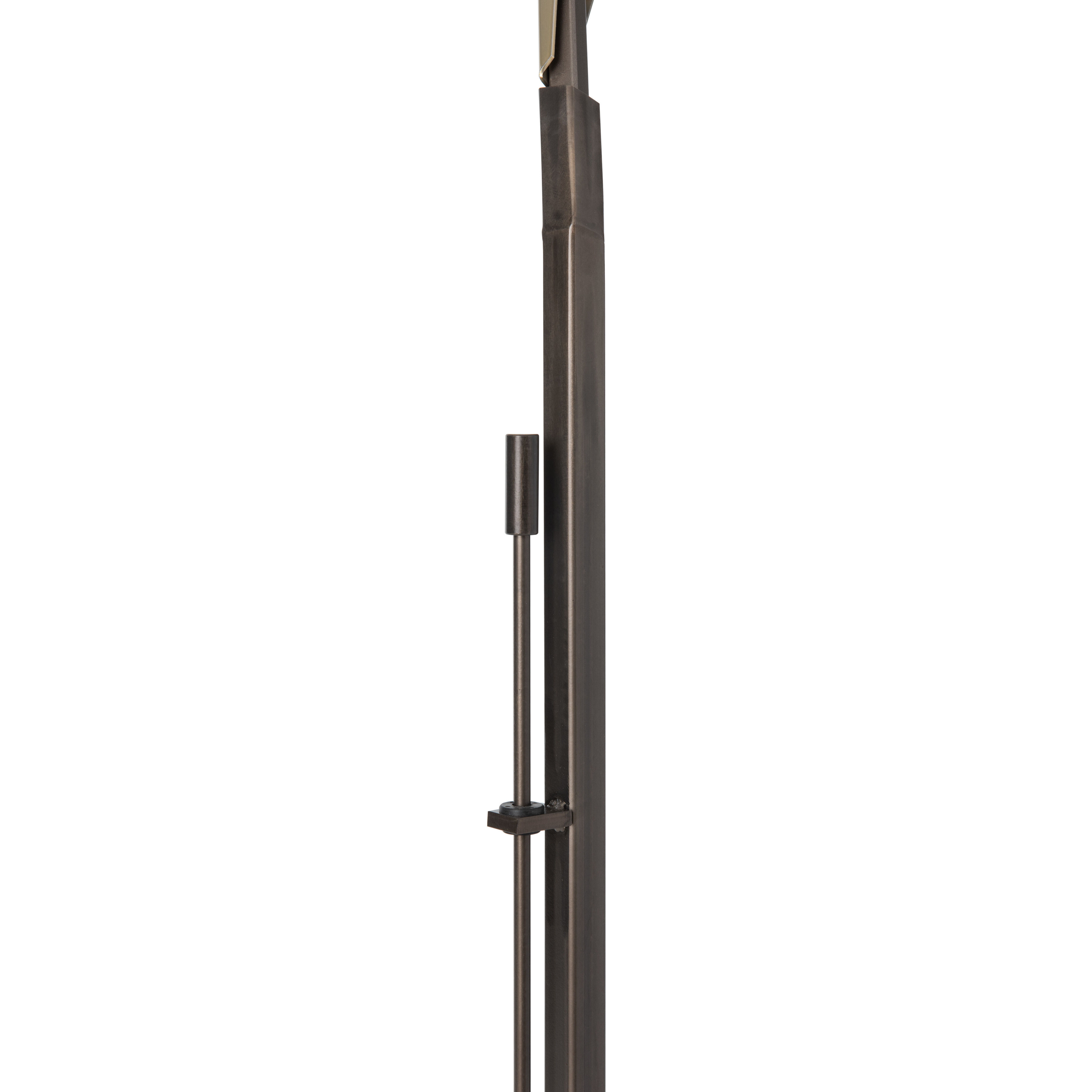 Quill 76.8 inch 25.00 watt Sterling with Oil Rubbed Bronze Torchiere Portable Light in Sterling/Oil Rubbed Bronze