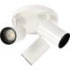 Brentwood 3 Light 14 inch White Semi Flush Mount Ceiling Light