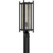 Jacobs 1 Light 18.5 inch Matte Black Outdoor Post Lantern