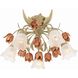 Southport 5 Light 22 inch Sage Rose Semi Flush Ceiling Light