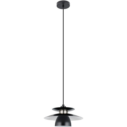 Brenda 1 Light 12.6 inch Black Mini Pendant Ceiling Light