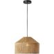 Amalfi 15 inch Black Pendant Ceiling Light