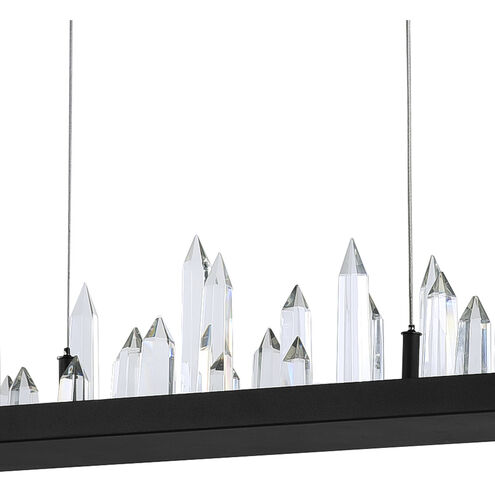 Juliette LED 45 inch Black Pool Table Light Ceiling Light