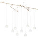 Sean Lavin Sedona LED Aged Brass Chandelier Ceiling Light