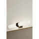 Delgada 2 Light 4.75 inch Dark Matte Black Bath Bar Wall Light