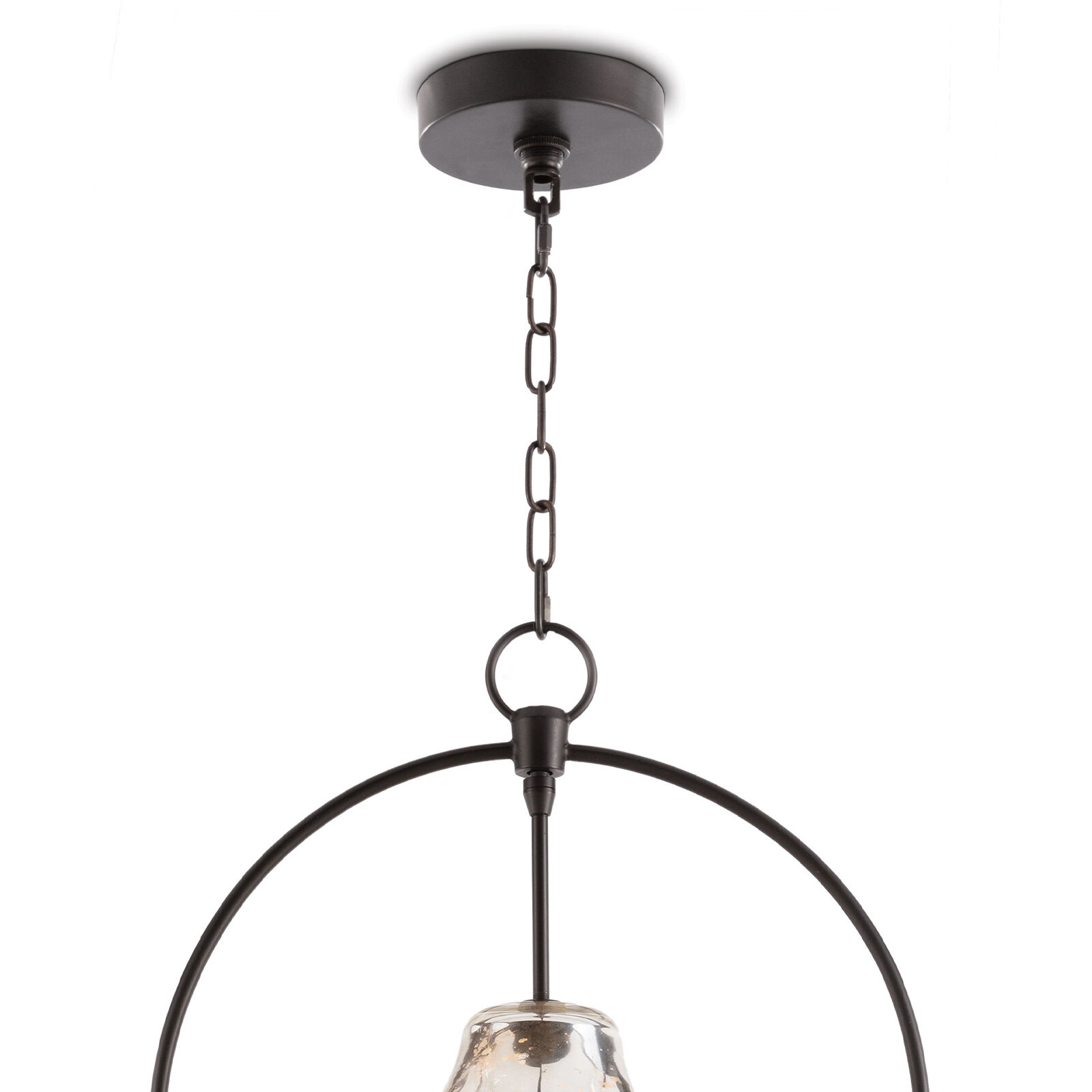Emerson Bell Jar 3 Light 14 inch Oil Rubbed Bronze Pendant Ceiling Light, Small