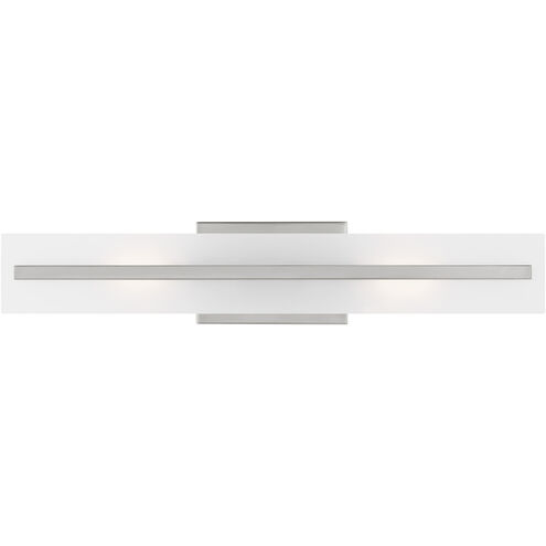Dex 2 Light 4.75 inch Brushed Nickel Bath Vanity Wall Light