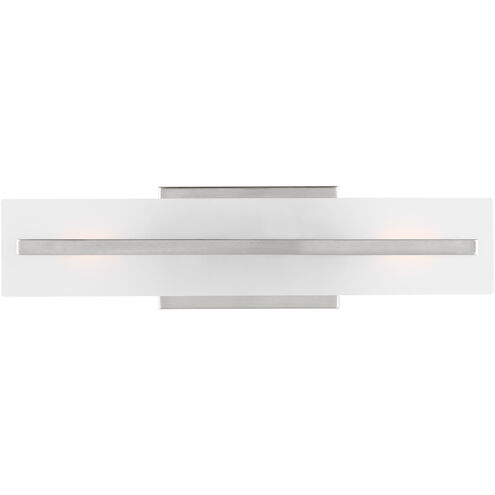 Dex 2 Light 4.75 inch Brushed Nickel Bath Vanity Wall Light