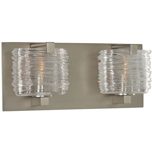 South Bay LED 12 inch Satin Nickel Bath Vanity Wall Light