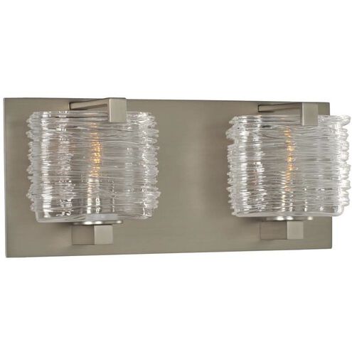 South Bay LED 12 inch Satin Nickel Vanity Light Wall Light