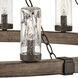 Open Air Sawyer LED 46 inch Sequoia with Iron Rust Outdoor Hanging