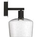 Port Nine LED 9 inch Matte Black Wall Sconce Wall Light in Seeded
