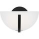 Kelly by Kelly Wearstler Nido 1 Light 8 inch Midnight Black Sconce Wall Light