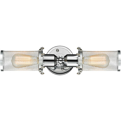 Austere Quincy Hall 2 Light 19 inch Polished Chrome Bath Vanity Light Wall Light, Austere