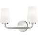 Montford 2 Light 16 inch Brushed Nickel Bath Vanity Light Wall Light