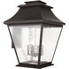 Hathaway 6 Light 30 inch Bronze Outdoor Wall Lantern