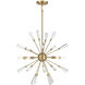 Stella 5 Light 26 inch Natural Brass Pendant Ceiling Light