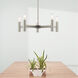 Copenhagen 5 Light 25 inch Brushed Nickel Chandelier Ceiling Light
